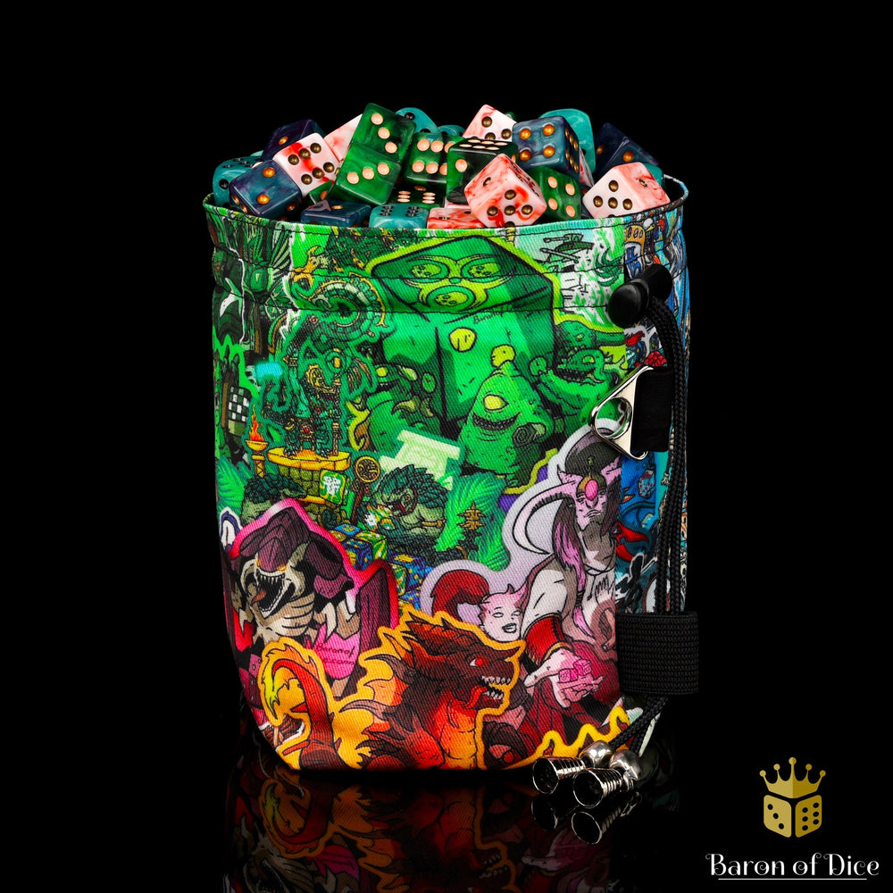 Baron Collage - Dice Bag (ONLINE ORDER ONLY)