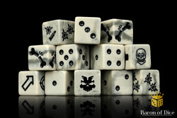 Ash Wasteland Dice - Skirmish Set (ONLINE ORDER ONLY)