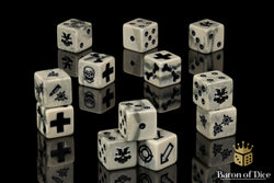 Ash Wasteland Dice - Skirmish Set (ONLINE ORDER ONLY)
