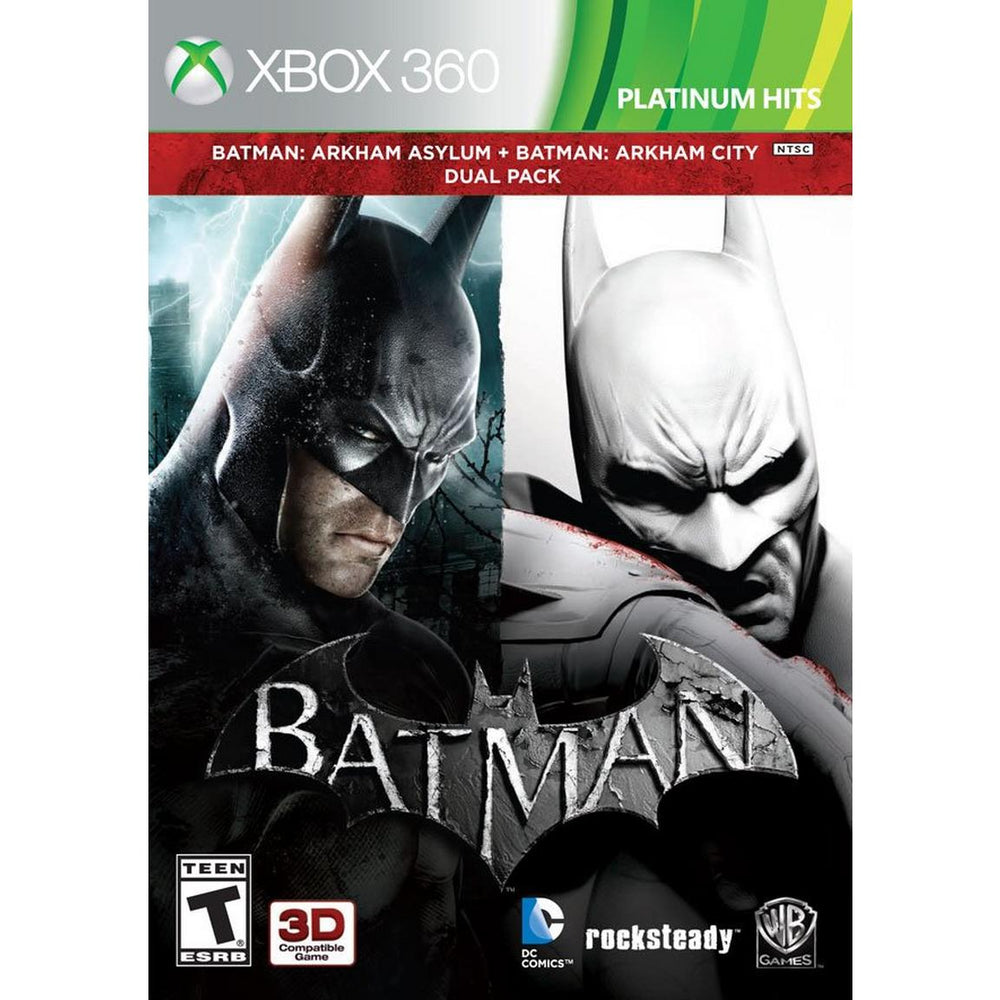 Batman: Arkham Dual Pack (Platinum Hits) (Xbox 360) (ONLINE ORDER ONLY)