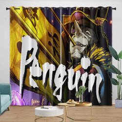 Batman Ninja Pattern Curtains Blackout Window Drapes (Online Order Only)