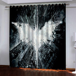 Batman Pattern Curtains Blackout Window Drapes (Online Order Only)