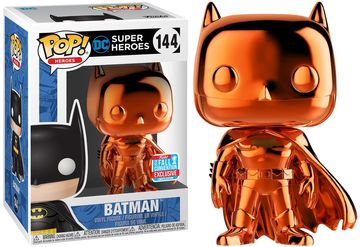 Pop! Heroes: DC Entertainment - Batman (Orange Chrome) [Fall Convention] (ONLINE ORDER ONLY)