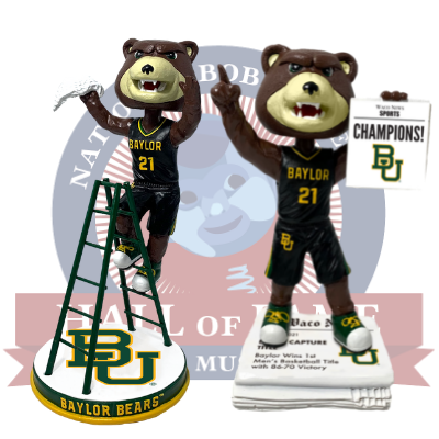 Baylor Bears 2021 NCAA Men's Basketball National Champions Bobbleheads (ONLINE ORDER ONLY)