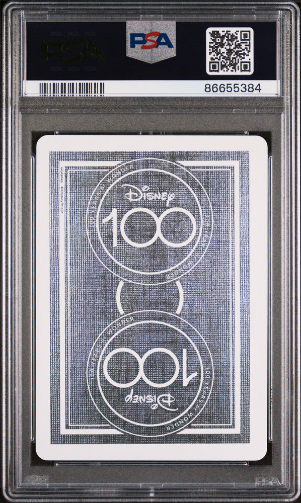 2023 DISNEY 100 PLAYING CARDS SNOW WHITE 3 OF CLUBS PSA 10 (Online Order Only)