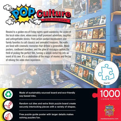 Be Kind, Please Rewind Pop Culture 1000 Piece Jigsaw Puzzle MasterPieces (ONLINE ORDER ONLY)