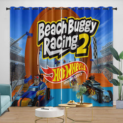 Beach Buggy Racing Curtains Blackout Window Drapes (Online Order Only)