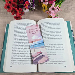 Beach Setting with Reading Quotes Bookmark (ONLINE ORDER ONLY)