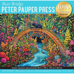 Bear Bridge 1000 Piece Jigsaw Puzzle Peter Pauper (ONLINE ORDER ONLY)