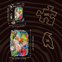 Beautiful Birds 300 Piece Wood Jigsaw Puzzle Ravensburger