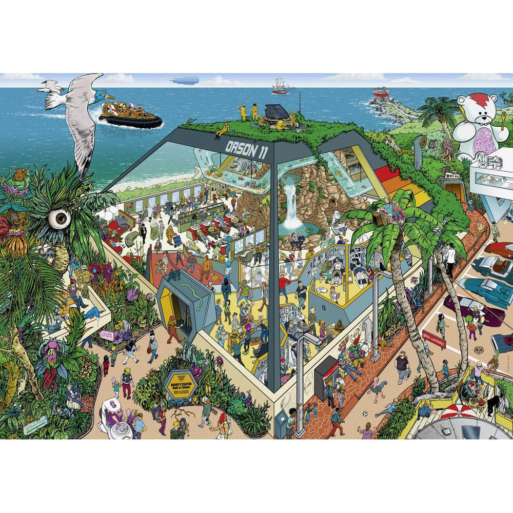 Beauty Center by Marc Herold 1000 Piece Jigsaw Puzzle Heye (ONLINE ORDER ONLY)