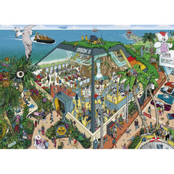 Beauty Center by Marc Herold 1000 Piece Jigsaw Puzzle Heye (ONLINE ORDER ONLY)