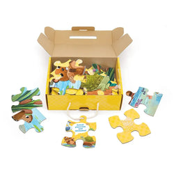 Beaver & Friends 35 Piece Floor Jigsaw Puzzle Cobble Hill (ONLINE ORDER ONLY)