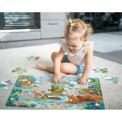 Beaver & Friends 35 Piece Floor Jigsaw Puzzle Cobble Hill (ONLINE ORDER ONLY)