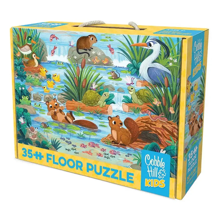 Beaver & Friends 35 Piece Floor Jigsaw Puzzle Cobble Hill (ONLINE ORDER ONLY)