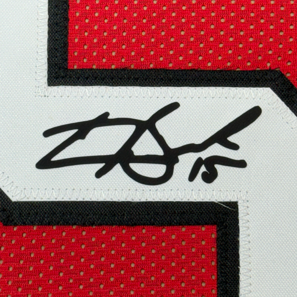 Framed Facsimile Autographed Carson Beck 35x39 Georgia Red Reprint Laser Auto College Football Jersey (ONLINE ORDER ONLY)