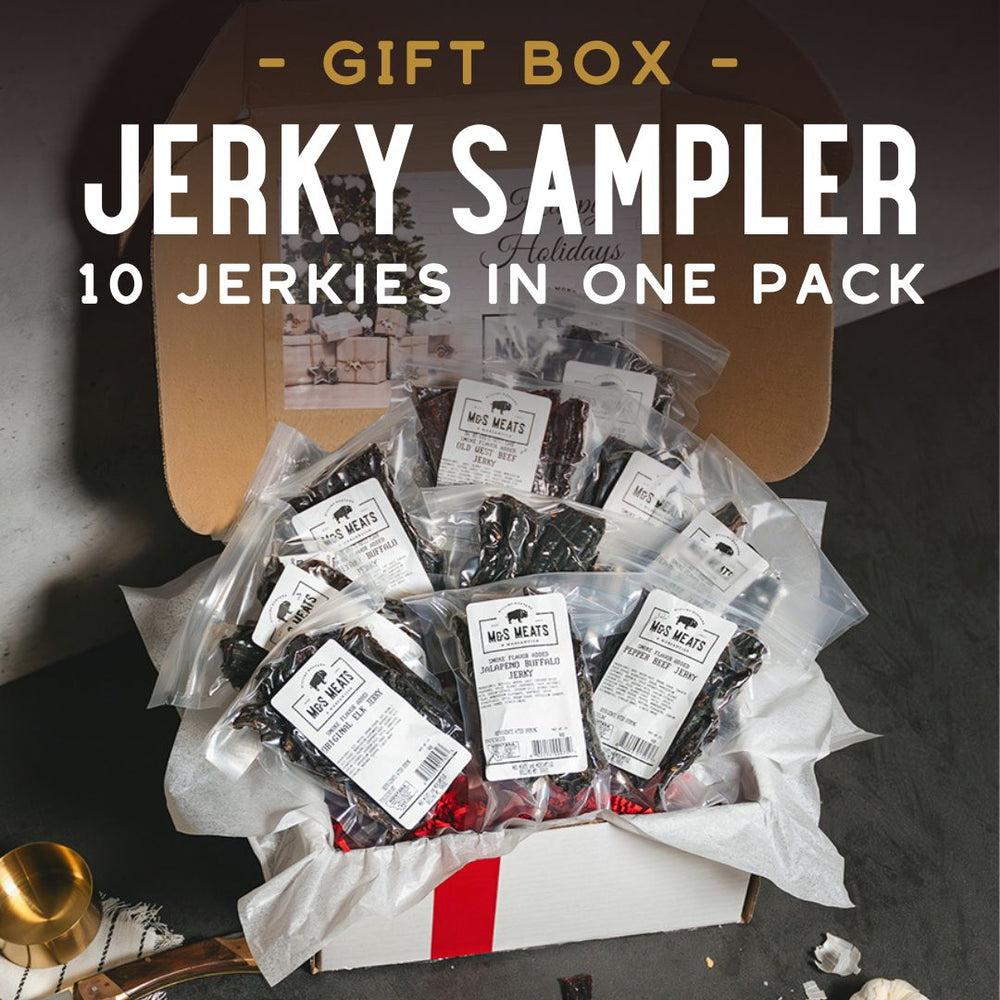 Gift Box:The Jerky Sampler - You Deserve It All! (ONLINE ORDER ONLY)
