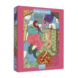 Belly Scratch 1000 Piece Jigsaw Puzzle Puzzledly (ONLINE ORDER ONLY)