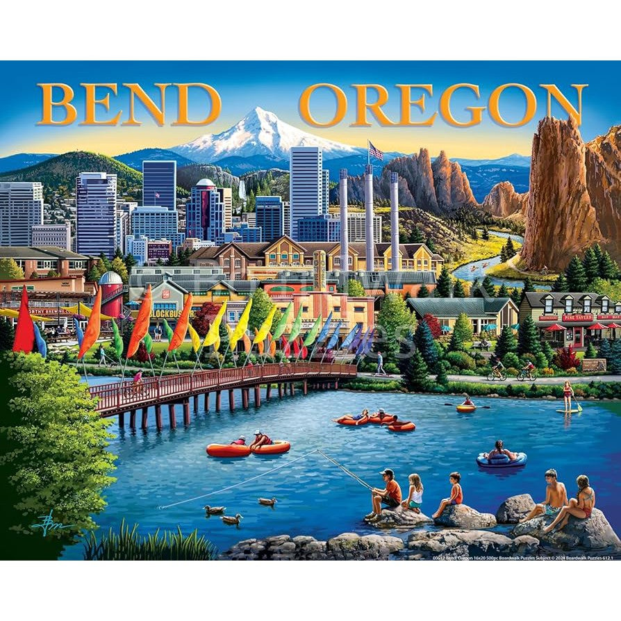 Bend Oregon 500 Piece Jigsaw Puzzle Boardwalk (ONLINE ORDER ONLY)