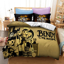 Bendy And The Ink Machine Cosplay Bedding Set Quilt Cover Without Filler (Online Order Only)