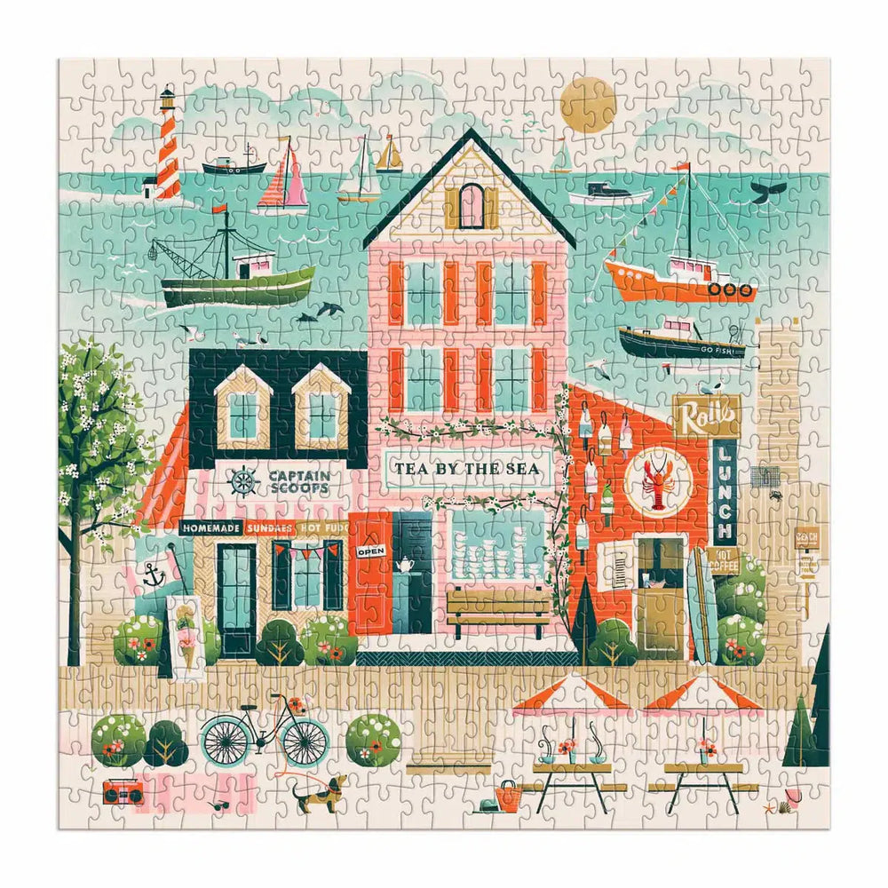 Beside the Sea 500 Piece Jigsaw Puzzle Galison (ONLINE ORDER ONLY)