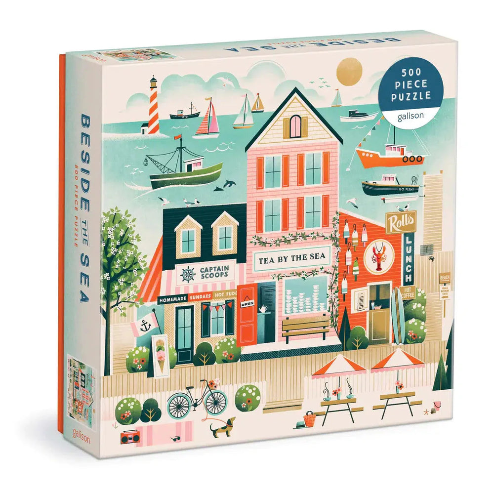Beside the Sea 500 Piece Jigsaw Puzzle Galison (ONLINE ORDER ONLY)
