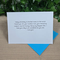 Best Mom Ever Birthday Card (ONLINE ORDER ONLY)