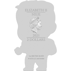 Back to the Future Limited Edition 2021 Biff Tannen shaped 1oz silver coin (ONLINE ORDER ONLY)