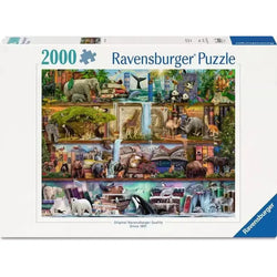 Big Animal World 2000 Piece Jigsaw Puzzle Ravensburger (ONLINE ORDER ONLY)