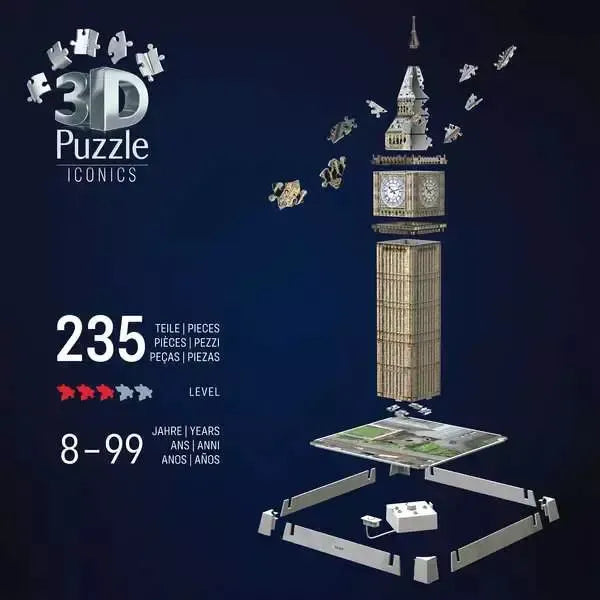 Big Ben 235 Piece 3D Jigsaw Puzzle Ravensburger (ONLINE ORDER ONLY)