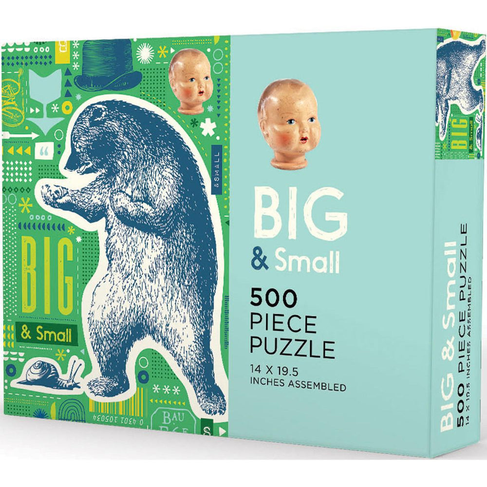 Big & Small 500 Piece Jigsaw Puzzle Gibbs Smith (ONLINE ORDER ONLY)