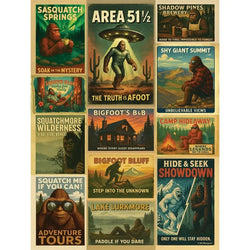 Bigfoot: the Legend is Afoot 500 Piece Jigsaw Puzzle Whimsigo (ONLINE ORDER ONLY)