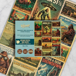 Bigfoot: the Legend is Afoot 500 Piece Jigsaw Puzzle Whimsigo (ONLINE ORDER ONLY)