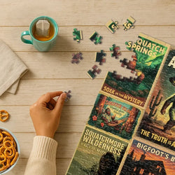 Bigfoot: the Legend is Afoot 500 Piece Jigsaw Puzzle Whimsigo (ONLINE ORDER ONLY)