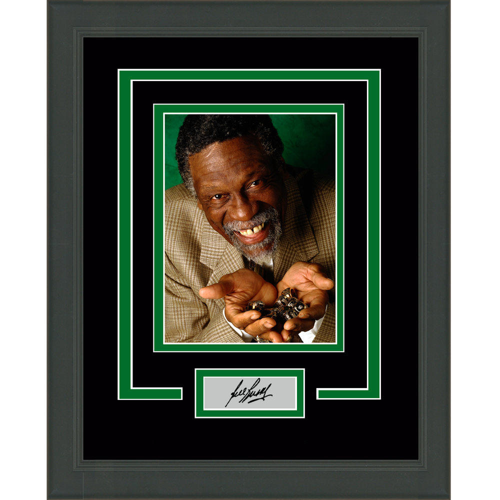 Framed Bill Russell Facsimile Laser Engraved Signature Auto Boston Celtics 11x14 Basketball Photo (ONLINE ORDER ONLY)