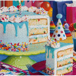 Birthday Cake 500 Piece Jigsaw Puzzle Springbok (ONLINE ORDER ONLY)