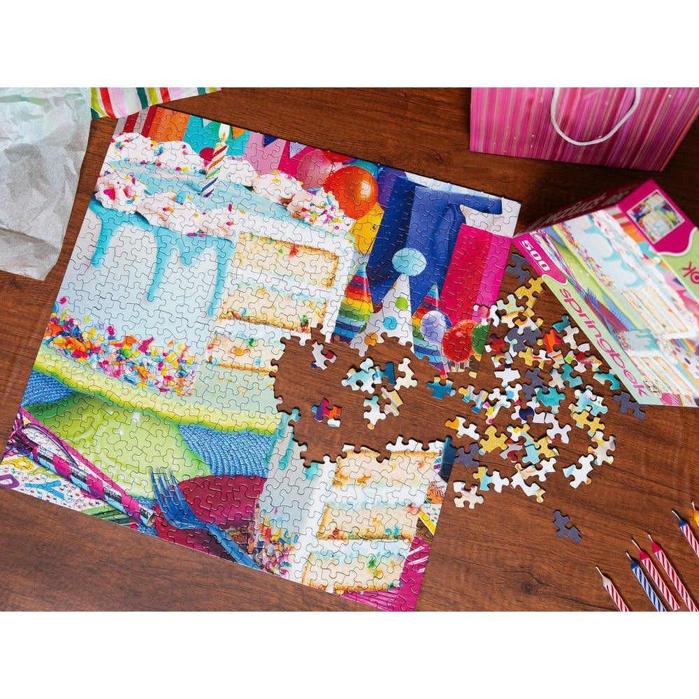 Birthday Cake 500 Piece Jigsaw Puzzle Springbok (ONLINE ORDER ONLY)