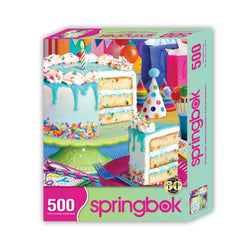 Birthday Cake 500 Piece Jigsaw Puzzle Springbok (ONLINE ORDER ONLY)