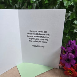 Funny Hamster Birthday Card (ONLINE ORDER ONLY)