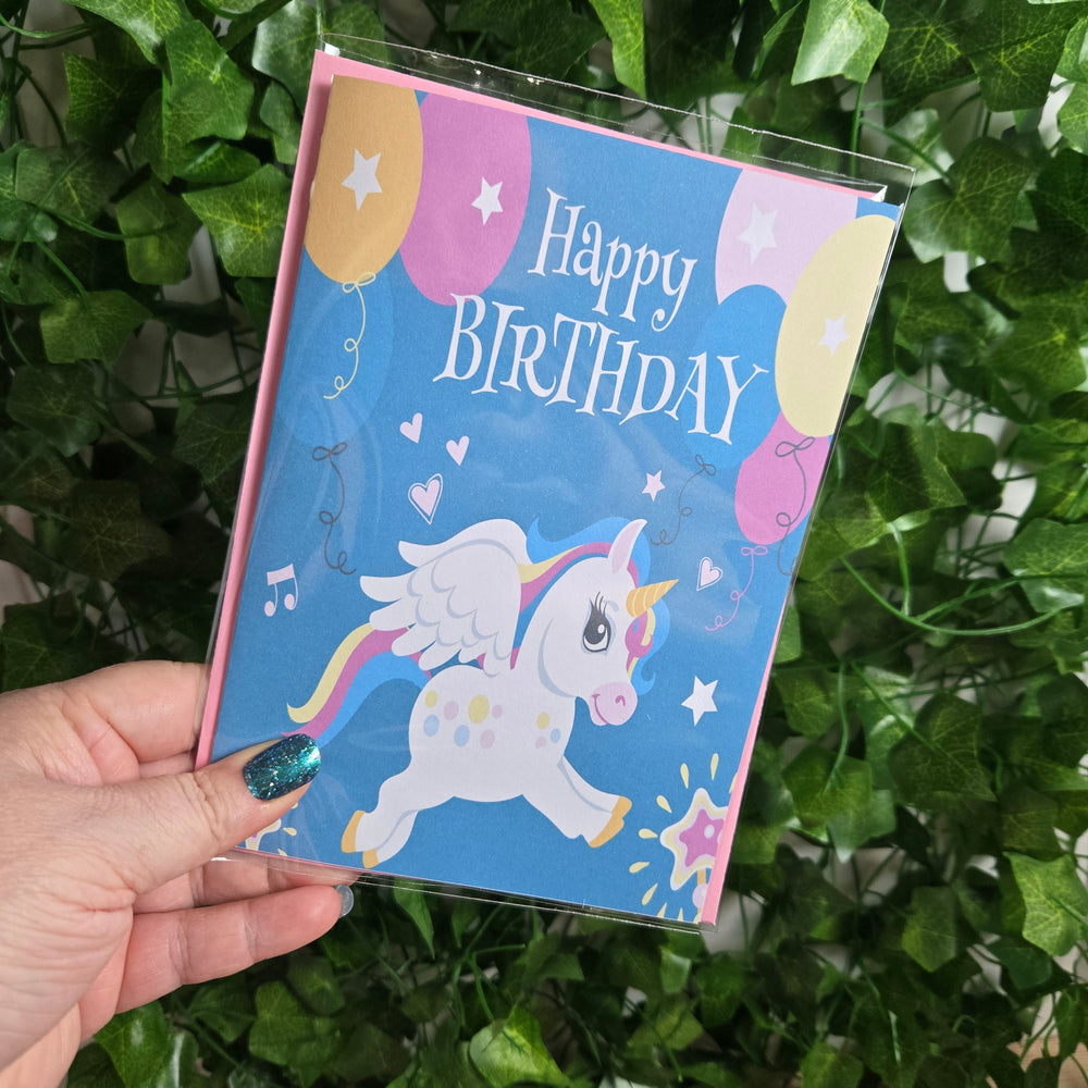 Cute Unicorn Birthday Card (ONLINE ORDER ONLY)