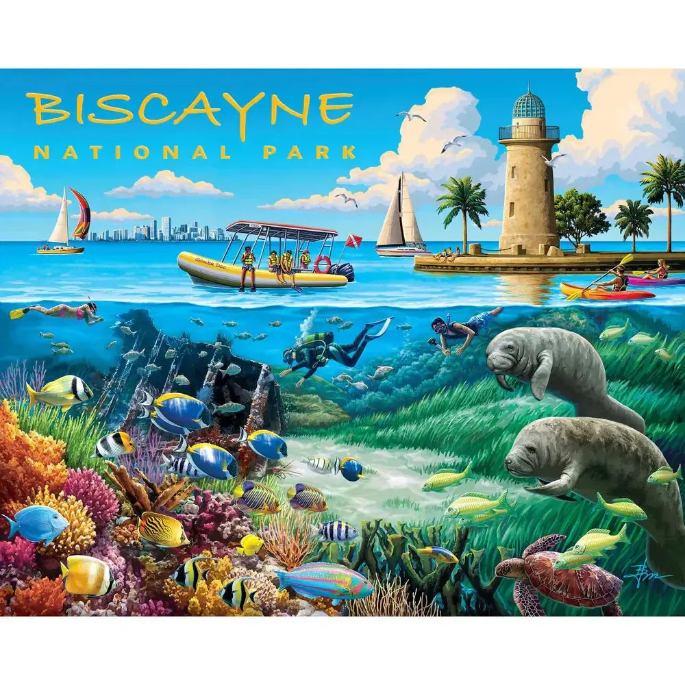 Biscayne National Park 210 Piece Jigsaw Puzzle Boardwalk (ONLINE ORDER ONLY)