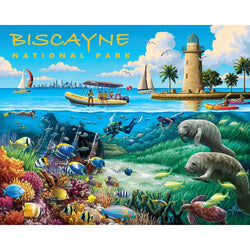 Biscayne National Park 210 Piece Jigsaw Puzzle Boardwalk (ONLINE ORDER ONLY)