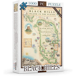Black Hills National Forest 1000 Piece Jigsaw Puzzle Xplorer Maps (ONLINE ORDER ONLY)