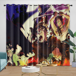 Black Clover Curtains Blackout Window Drapes (Online Order Only)