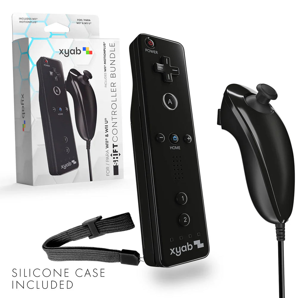 White Wireless Controller Bundle Compatible with Nintendo Wii & Wii U