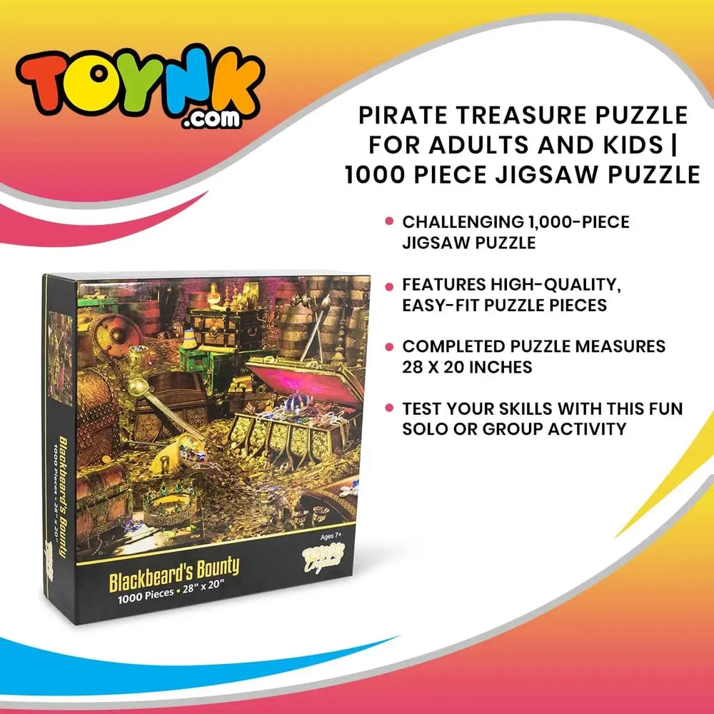 Blackbeard's Bounty 1000 Piece Jigsaw Puzzle Toynk (ONLINE ORDER ONLY)