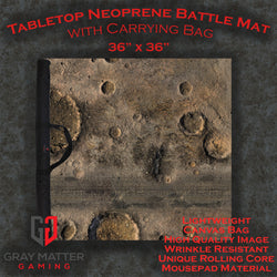 Blasted Battlefield - Neoprene Battle Mat with Bag