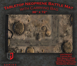 Blasted Battlefield - Neoprene Battle Mat with Bag
