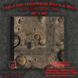 Blasted Battlefield - Neoprene Battle Mat with Bag