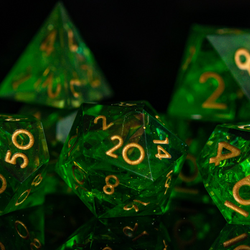 PRE-ORDER || Blood of the Lich Sharp-Edged Resin Dice Set